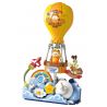FEMIBOX S44074 44074 GIA ĐÌNH GARFIELD DU LỊCH VÒNG QUANH THẾ GIỚI KHINH KHÍ CẦU TUYỆT VỜI bộ đồ chơi xếp lắp ráp ghép mô hình Movie & Game GARFIELD FAMILY FANCY HOT AIR BALLOON Phim Và Trò Chơi 432 khối