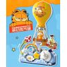 FEMIBOX S44074 44074 GIA ĐÌNH GARFIELD DU LỊCH VÒNG QUANH THẾ GIỚI KHINH KHÍ CẦU TUYỆT VỜI bộ đồ chơi xếp lắp ráp ghép mô hình Movie & Game GARFIELD FAMILY FANCY HOT AIR BALLOON Phim Và Trò Chơi 432 khối