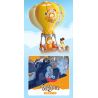 FEMIBOX S44074 44074 GIA ĐÌNH GARFIELD DU LỊCH VÒNG QUANH THẾ GIỚI KHINH KHÍ CẦU TUYỆT VỜI bộ đồ chơi xếp lắp ráp ghép mô hình Movie & Game GARFIELD FAMILY FANCY HOT AIR BALLOON Phim Và Trò Chơi 432 khối