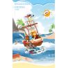FEMIBOX S44075 44075 GIA ĐÌNH GARFIELD DU LỊCH THẾ GIỚI THUYỀN BUỒM bộ đồ chơi xếp lắp ráp ghép mô hình Movie & Game GARFIELD FAMILY SEAGOING VESSEL Phim Và Trò Chơi 466 khối