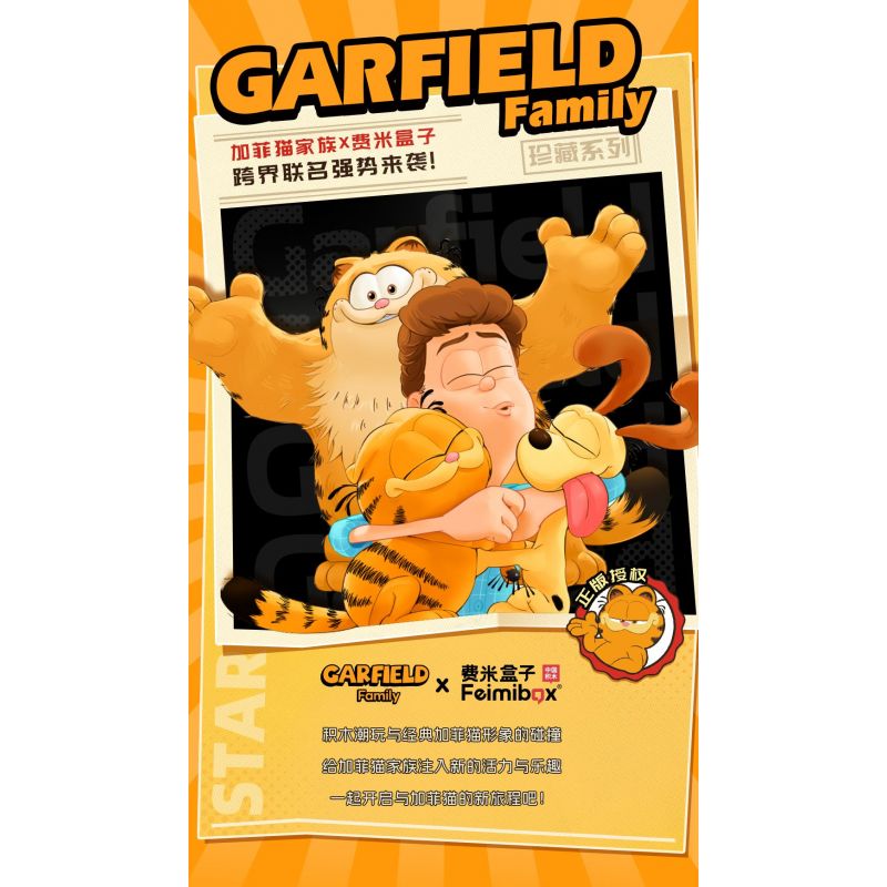 FEMIBOX S44075 44075 GIA ĐÌNH GARFIELD DU LỊCH THẾ GIỚI THUYỀN BUỒM bộ đồ chơi xếp lắp ráp ghép mô hình Movie & Game GARFIELD FAMILY SEAGOING VESSEL Phim Và Trò Chơi 466 khối