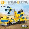 ZHEGAO QL0263 0263 10 LOẠI BÌNH NĂNG LƯỢNG KỸ THUẬT bộ đồ chơi xếp lắp ráp ghép mô hình Creator ENERGYCHARIOT Sáng Tạo 251 khối
