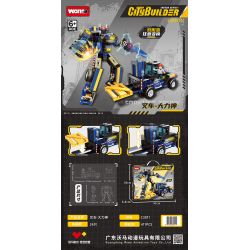 WOMA C3011 3011 XE NÂNG HERCULES bộ đồ chơi xếp lắp ráp ghép mô hình CITY BUILDER 411 khối