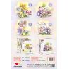 WOMA C2000 2000 CHUYỆN HOA TRANH 4 KIỂU SÂN CÀNH bộ đồ chơi xếp lắp ráp ghép mô hình Arts & Crafts 656 khối