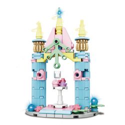 WOMA C0278 0278 LÂU ĐÀI MỘNG MƠ 8 TRONG 1 bộ đồ chơi xếp lắp ráp ghép mô hình DREAM CASTLE 666 khối
