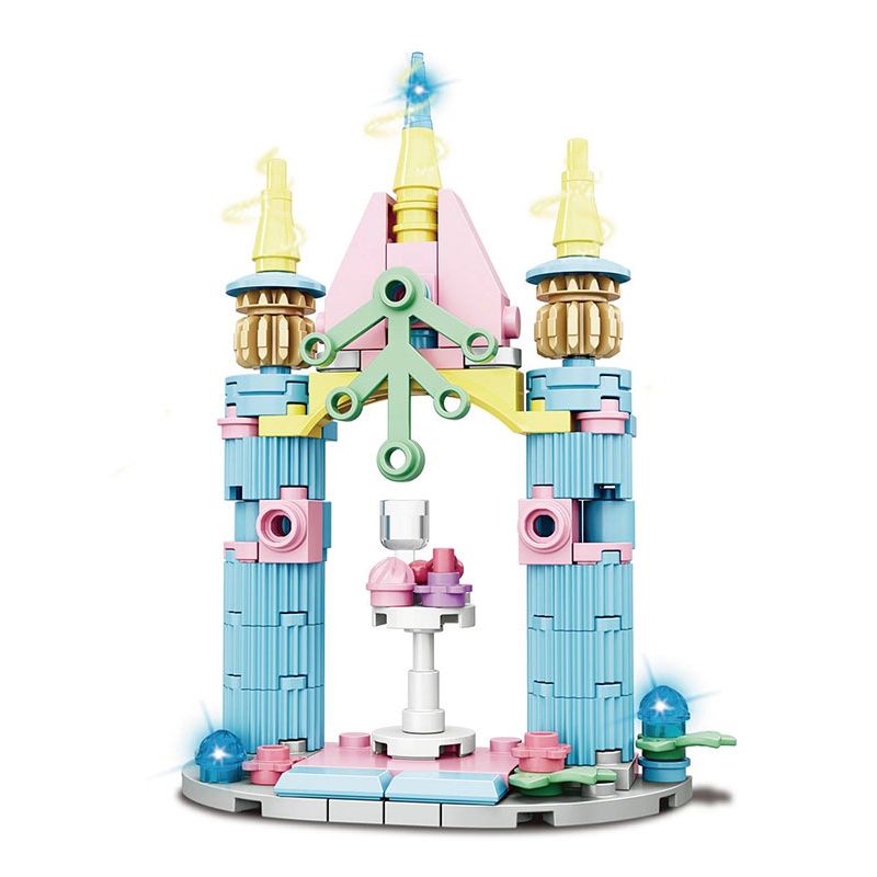 WOMA C0278 0278 LÂU ĐÀI MỘNG MƠ 8 TRONG 1 bộ đồ chơi xếp lắp ráp ghép mô hình DREAM CASTLE 666 khối