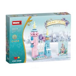 WOMA C0278 0278 LÂU ĐÀI MỘNG MƠ 8 TRONG 1 bộ đồ chơi xếp lắp ráp ghép mô hình DREAM CASTLE 666 khối