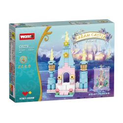WOMA C0278 0278 LÂU ĐÀI MỘNG MƠ 8 TRONG 1 bộ đồ chơi xếp lắp ráp ghép mô hình DREAM CASTLE 666 khối