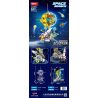 WOMA C0800 0800 VỆ TINH ĐÔNG PHƯƠNG HỒNG-1 bộ đồ chơi xếp lắp ráp ghép mô hình SPACE SEARCH DONG FANG HONG 1 SATELLITE 517 khối