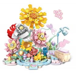 WOMA C0292 0292 MÙA HOA bộ đồ chơi xếp lắp ráp ghép mô hình Arts & Crafts 593 khối