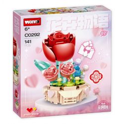 WOMA C0292 0292 MÙA HOA bộ đồ chơi xếp lắp ráp ghép mô hình Arts & Crafts 593 khối