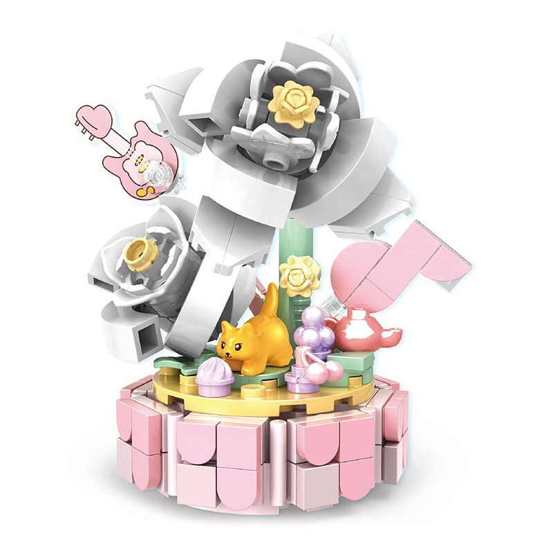 WOMA C0292 0292 MÙA HOA bộ đồ chơi xếp lắp ráp ghép mô hình Arts & Crafts 593 khối