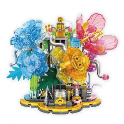 WOMA C0293 0293 HOA KỶ NGUYÊN 4 MẪU bộ đồ chơi xếp lắp ráp ghép mô hình Arts & Crafts 594 khối