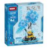 WOMA C0293 0293 HOA KỶ NGUYÊN 4 MẪU bộ đồ chơi xếp lắp ráp ghép mô hình Arts & Crafts 594 khối