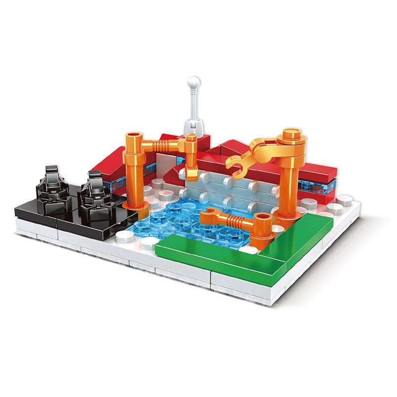 WOMA C6001 6001 TÀU PHÁ BĂNG RỒNG TUYẾT 2 bộ đồ chơi xếp lắp ráp ghép mô hình Arts & Crafts 536 khối