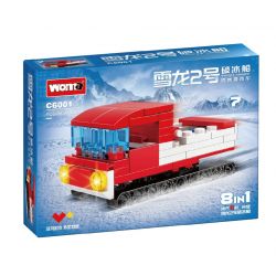 WOMA C6001 6001 TÀU PHÁ BĂNG RỒNG TUYẾT 2 bộ đồ chơi xếp lắp ráp ghép mô hình Arts & Crafts 536 khối