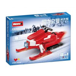 WOMA C6001 6001 TÀU PHÁ BĂNG RỒNG TUYẾT 2 bộ đồ chơi xếp lắp ráp ghép mô hình Arts & Crafts 536 khối