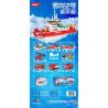 WOMA C6001 6001 TÀU PHÁ BĂNG RỒNG TUYẾT 2 bộ đồ chơi xếp lắp ráp ghép mô hình Arts & Crafts 536 khối