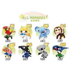 WOMA C0277 0277 8 LOẠI ĐỒ CHƠI TREO DỄ THƯƠNG bộ đồ chơi xếp lắp ráp ghép mô hình Creator Sáng Tạo 655 khối