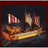 BAKA TECHNOLOGY 33303 TÀU CHIẾN CỔ VIKING bộ đồ chơi xếp lắp ráp ghép mô hình Historical ANCIENT WARSHIP 2073 khối
