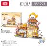 LOZ 7201 THẦY CÀO BÁNH TAIYAKI NHỎ bộ đồ chơi xếp lắp ráp ghép mô hình 858 khối