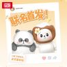 LOZ 7201 THẦY CÀO BÁNH TAIYAKI NHỎ bộ đồ chơi xếp lắp ráp ghép mô hình 858 khối