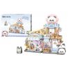 LOZ 7202 GIÁO VIÊN CÀO NHÀ HOA XIAOBA bộ đồ chơi xếp lắp ráp ghép mô hình 810 khối