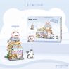 LOZ 7202 GIÁO VIÊN CÀO NHÀ HOA XIAOBA bộ đồ chơi xếp lắp ráp ghép mô hình 810 khối