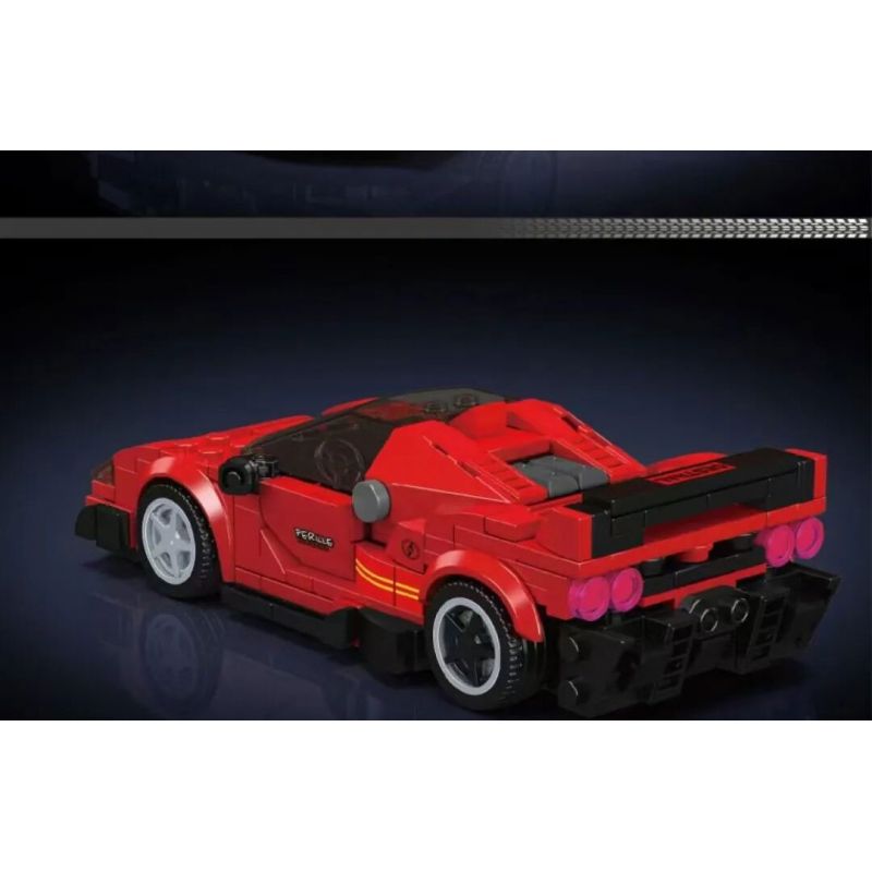 MouldKing 27078 Mould King 27078 MẪU XE THỂ THAO Ý TƯỞNG F4T LM bộ đồ chơi xếp lắp ráp ghép mô hình Speed Champions Racing Cars Đua Xe Công Thức 424 khối