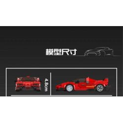 MouldKing 27078 Mould King 27078 MẪU XE THỂ THAO Ý TƯỞNG F4T LM bộ đồ chơi xếp lắp ráp ghép mô hình Speed Champions Racing Cars Đua Xe Công Thức 424 khối