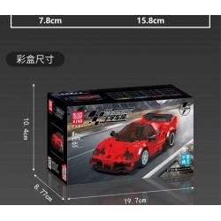 MouldKing 27078 Mould King 27078 MẪU XE THỂ THAO Ý TƯỞNG F4T LM bộ đồ chơi xếp lắp ráp ghép mô hình Speed Champions Racing Cars Đua Xe Công Thức 424 khối