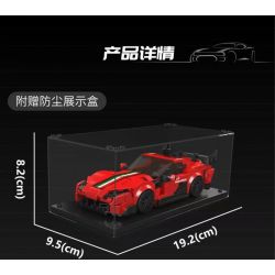 MouldKing 27079 Mould King 27079 XE THỂ THAO F812 MAISHA RUI bộ đồ chơi xếp lắp ráp ghép mô hình Speed Champions Racing Cars Đua Xe Công Thức 449 khối