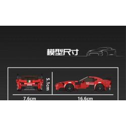 MouldKing 27079 Mould King 27079 XE THỂ THAO F812 MAISHA RUI bộ đồ chơi xếp lắp ráp ghép mô hình Speed Champions Racing Cars Đua Xe Công Thức 449 khối