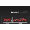 MouldKing 27079 Mould King 27079 XE THỂ THAO F812 MAISHA RUI bộ đồ chơi xếp lắp ráp ghép mô hình Speed Champions Racing Cars Đua Xe Công Thức 449 khối