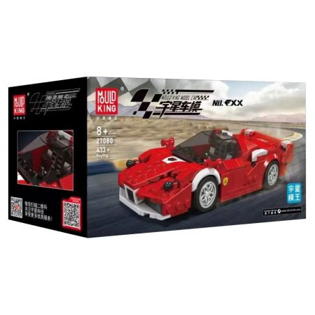 MouldKing 27080 Mould King 27080 XE THỂ THAO FXX bộ đồ chơi xếp lắp ráp ghép mô hình Speed Champions Racing Cars Đua Xe Công Thức 433 khối