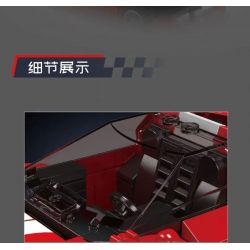 MouldKing 27080 Mould King 27080 XE THỂ THAO FXX bộ đồ chơi xếp lắp ráp ghép mô hình Speed Champions Racing Cars Đua Xe Công Thức 433 khối