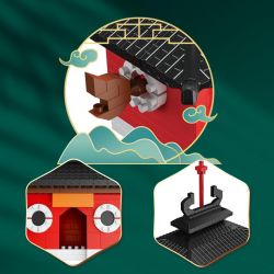 FIGHT FOR THE FUTURE M2120 2120 XU HƯỚNG QUỐC GIA ĐẠI THÁNH TỰ bộ đồ chơi xếp lắp ráp ghép mô hình