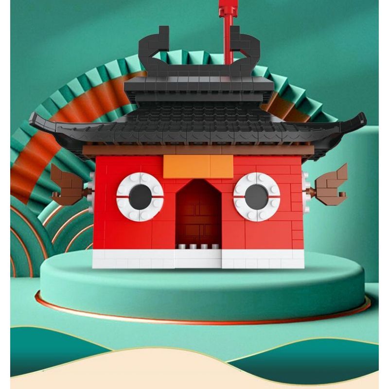 FIGHT FOR THE FUTURE M2120 2120 XU HƯỚNG QUỐC GIA ĐẠI THÁNH TỰ bộ đồ chơi xếp lắp ráp ghép mô hình