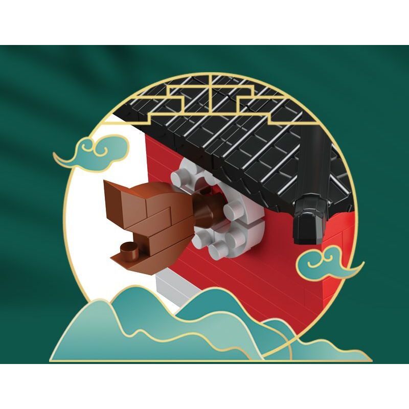 FIGHT FOR THE FUTURE M2120 2120 XU HƯỚNG QUỐC GIA ĐẠI THÁNH TỰ bộ đồ chơi xếp lắp ráp ghép mô hình