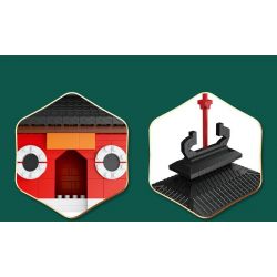 FIGHT FOR THE FUTURE M2120 2120 XU HƯỚNG QUỐC GIA ĐẠI THÁNH TỰ bộ đồ chơi xếp lắp ráp ghép mô hình