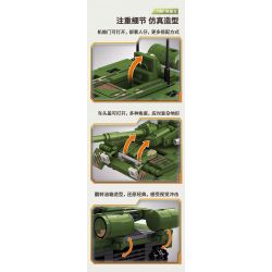 TWELFTH TWF892-D-1 892-D-1 XE TĂNG KIỂU 99A bộ đồ chơi xếp lắp ráp ghép mô hình Military Army Quân Sự Bộ Đội 652 khối