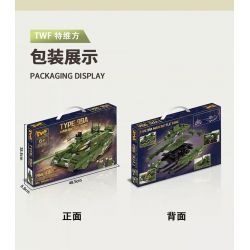 TWELFTH TWF892-D-1 892-D-1 XE TĂNG KIỂU 99A bộ đồ chơi xếp lắp ráp ghép mô hình Military Army Quân Sự Bộ Đội 652 khối