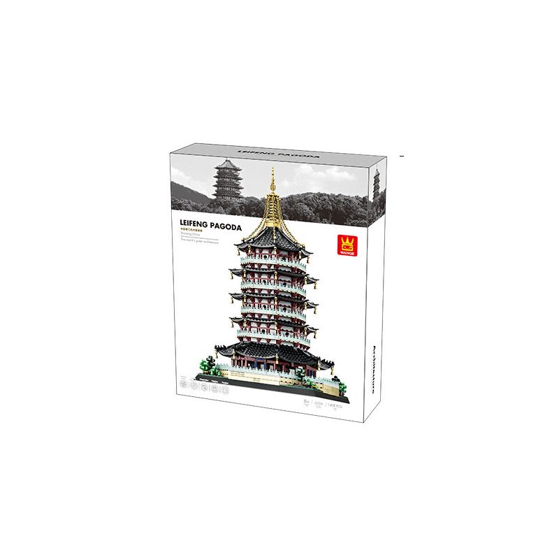 WANGE LIGAO DR.LUCK 6236 CHÙA LÔI PHONG HÀNG CHÂU TRUNG QUỐC bộ đồ chơi xếp lắp ráp ghép mô hình Creator Sáng Tạo 1498 khối