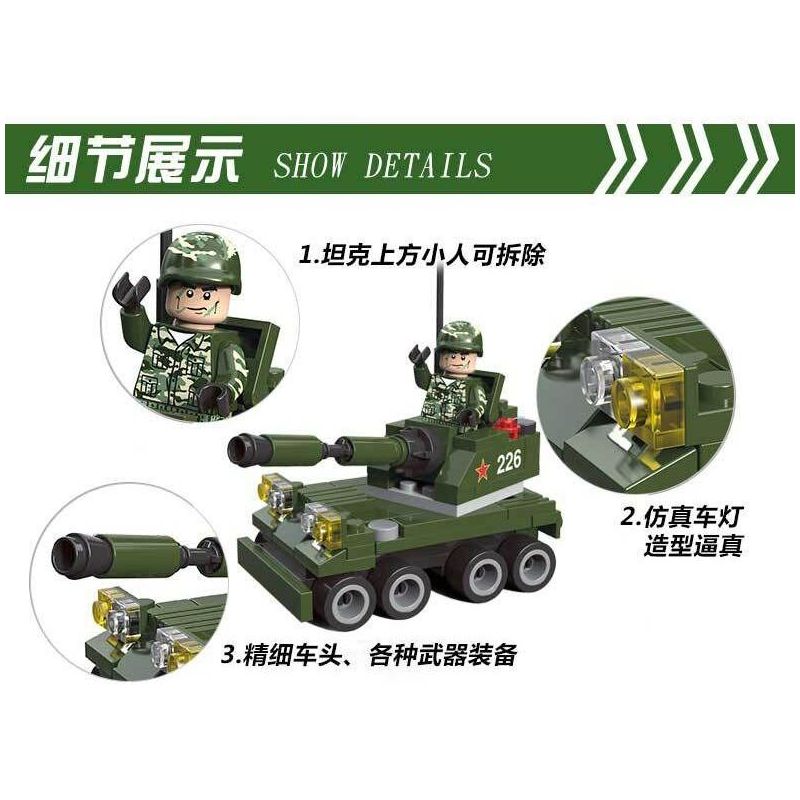 JIESTAR 23061 TÂM HỒN QUÂN NHÂN MÁU CHIẾN bộ đồ chơi xếp lắp ráp ghép mô hình Military Army Quân Sự Bộ Đội 598 khối