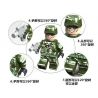 JIESTAR 23061 TÂM HỒN QUÂN NHÂN MÁU CHIẾN bộ đồ chơi xếp lắp ráp ghép mô hình Military Army Quân Sự Bộ Đội 598 khối