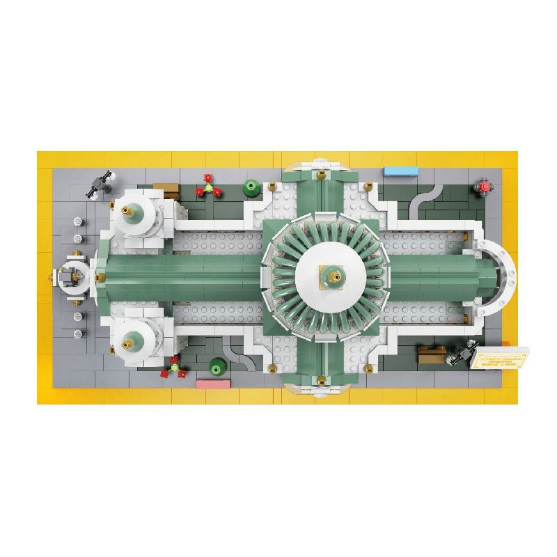 DOCTOR STAR 820 NHÀ THỜ THÁNH PAUL bộ đồ chơi xếp lắp ráp ghép mô hình Creator Sáng Tạo 2043 khối