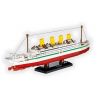 COBI 1681 TÀU BỆNH VIỆN HẢI QUÂN HOÀNG GIA BRITANNIC tỷ lệ 1:700 bộ đồ chơi xếp lắp ráp ghép mô hình Creator HMHS BRITANNIC Sáng Tạo 640 khối