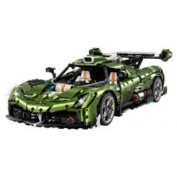 GULY 10628 KOENIGSEGG (KOENIGSEGG) tỷ lệ 1:8 bộ đồ chơi xếp lắp ráp ghép mô hình Technic Kỹ Thuật Công Nghệ Cao Mô Hình Phương Tiện 3838 khối