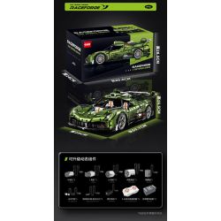 GULY 10628 KOENIGSEGG (KOENIGSEGG) tỷ lệ 1:8 bộ đồ chơi xếp lắp ráp ghép mô hình Technic Kỹ Thuật Công Nghệ Cao Mô Hình Phương Tiện 3838 khối