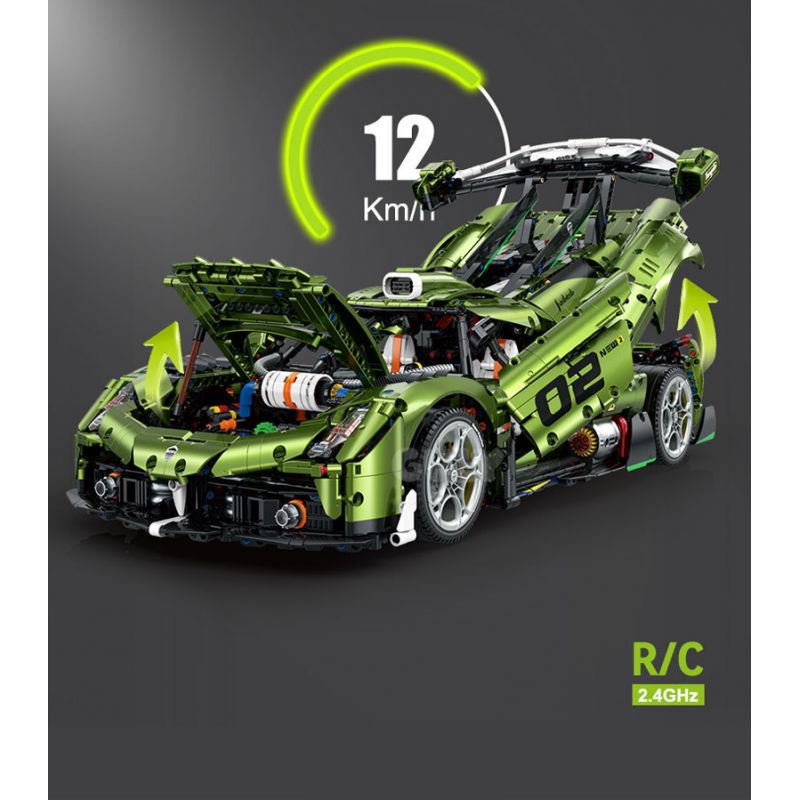 GULY 10628 KOENIGSEGG (KOENIGSEGG) tỷ lệ 1:8 bộ đồ chơi xếp lắp ráp ghép mô hình Technic Kỹ Thuật Công Nghệ Cao Mô Hình Phương Tiện 3838 khối